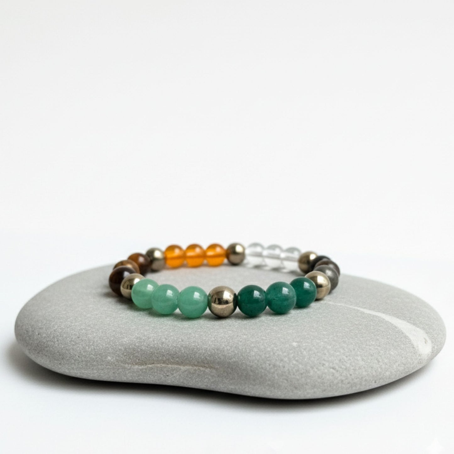 Dhan Yog Bracelet – Healing Stone for Wealth and Luck - Adjustable Bead Bracelet for Men & Women