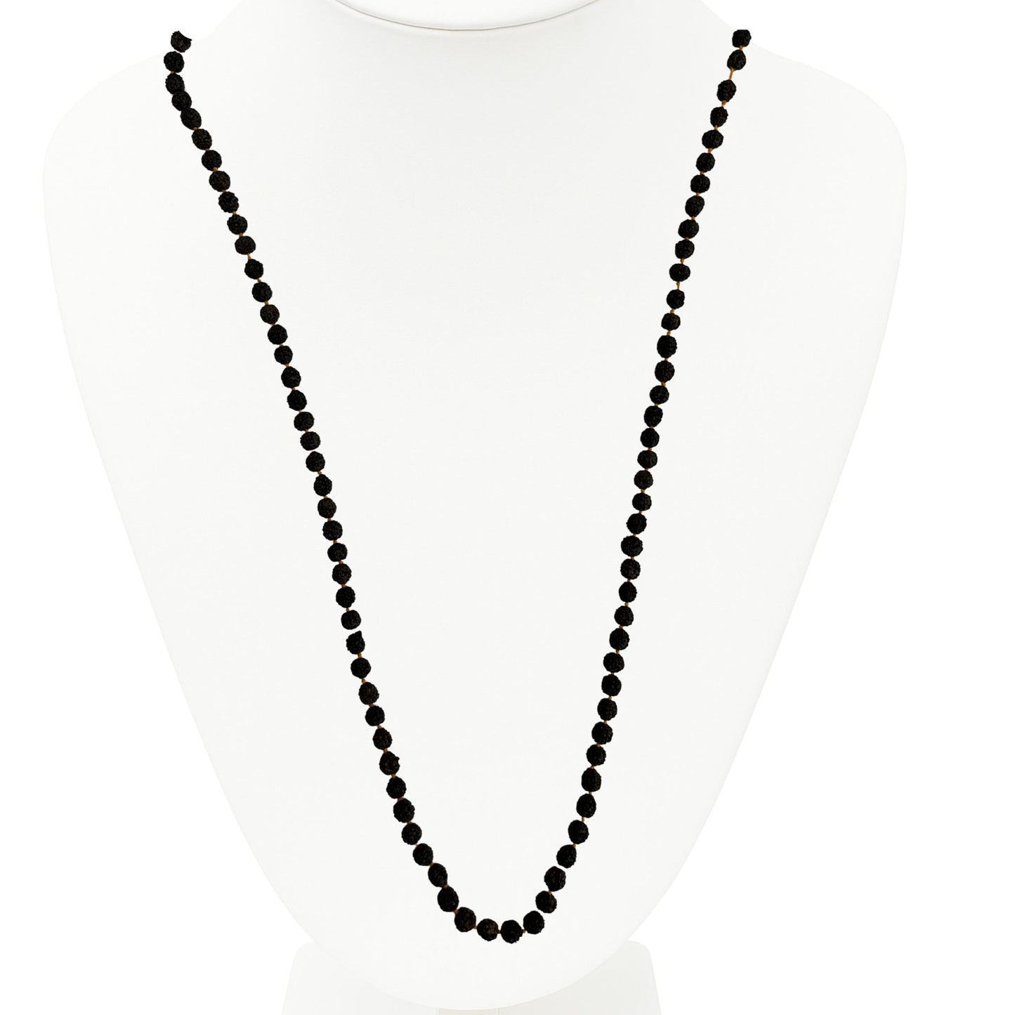 Black Rudraksha Mala 10 MM – 108 Beads with Tassel