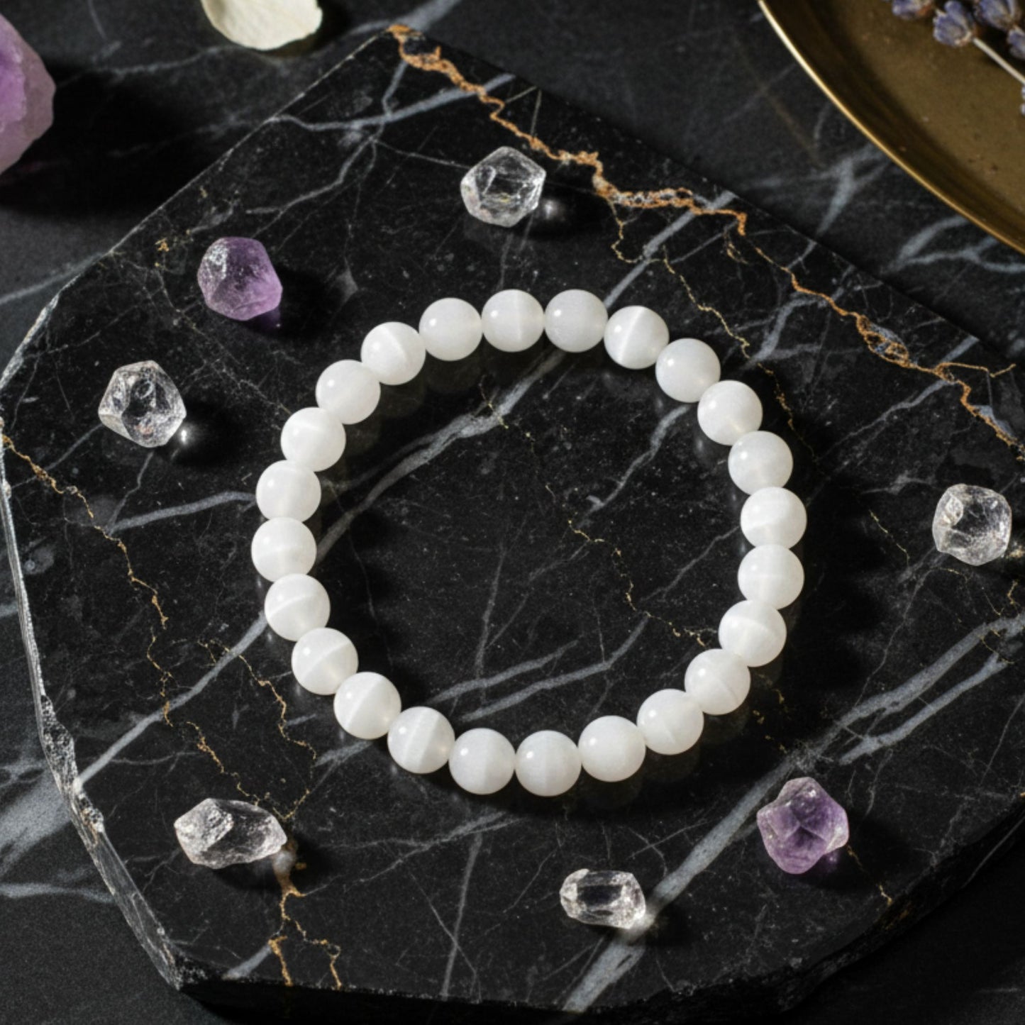 Buy Natural Moonstone Bracelet for Women and Men - Lab Certified 8 MM Beads