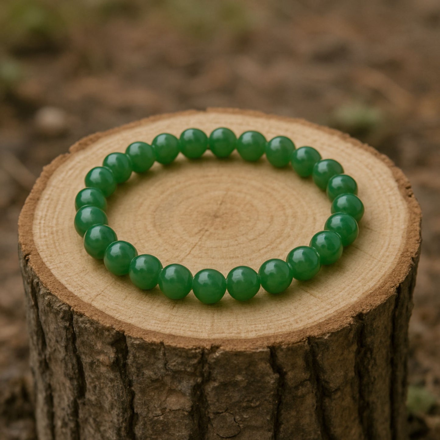 Green Aventurine Bracelet – Certified Natural Gemstone for Luck, Prosperity & Positivity
