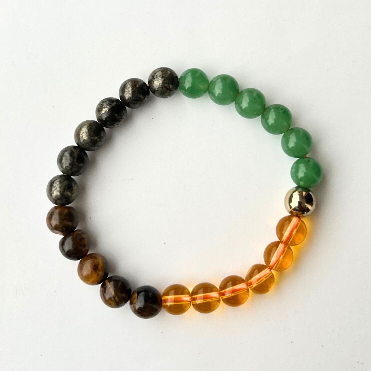 Money Magnet Bracelet for Women and Men – Lab Certified 8 MM Natural Gemstone Beads for Prosperity & Success